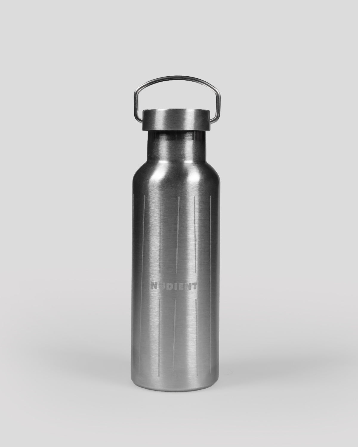 NUDIENT Water Bottle Brushed Stainless Steel