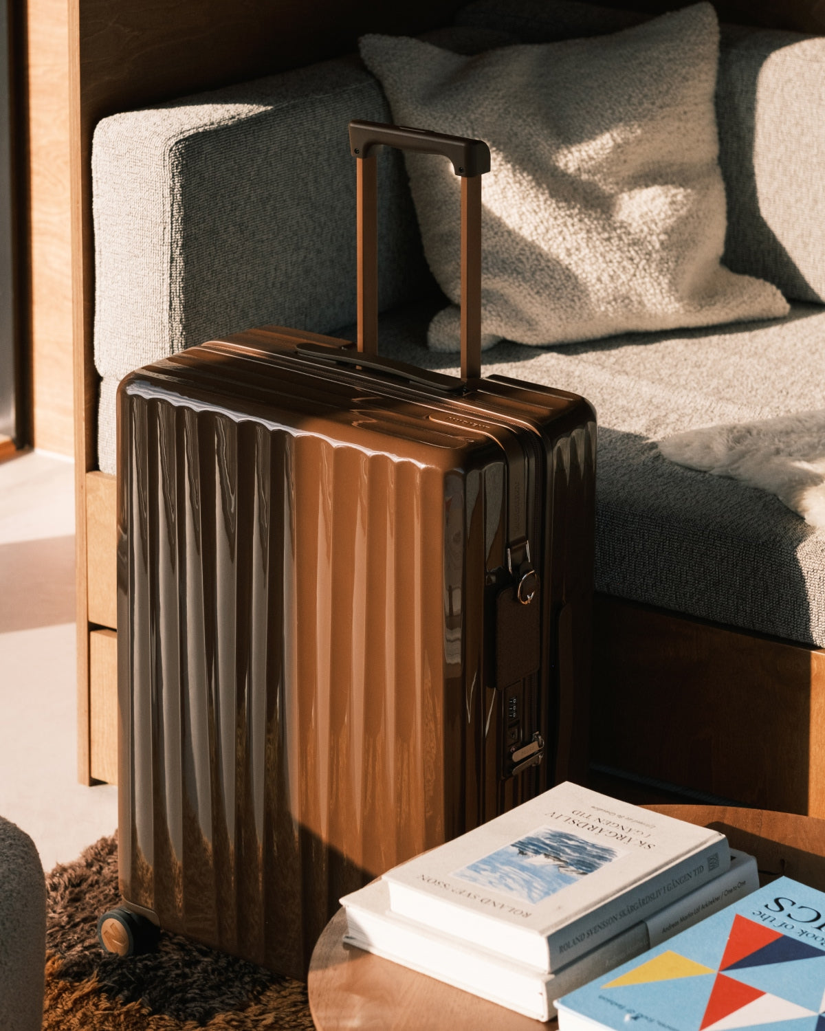 Chestnut Brown -  Bold Cabin Bag V2 + Bold Check-In (M) Bag V2 - Bold Check-In (L) Bag V2 Bundle